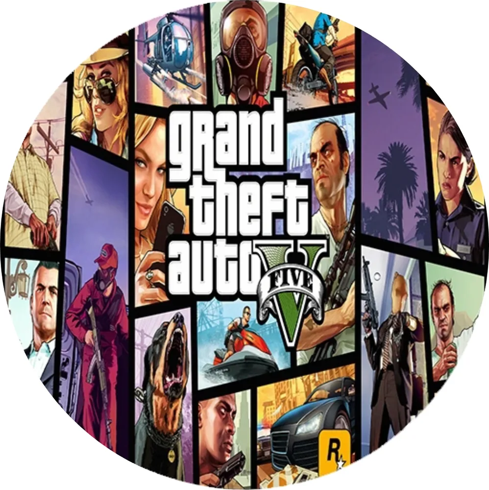 GTA – Grand Theft Auto – jedlý obrázek na dort – jedlý obrázek na dort