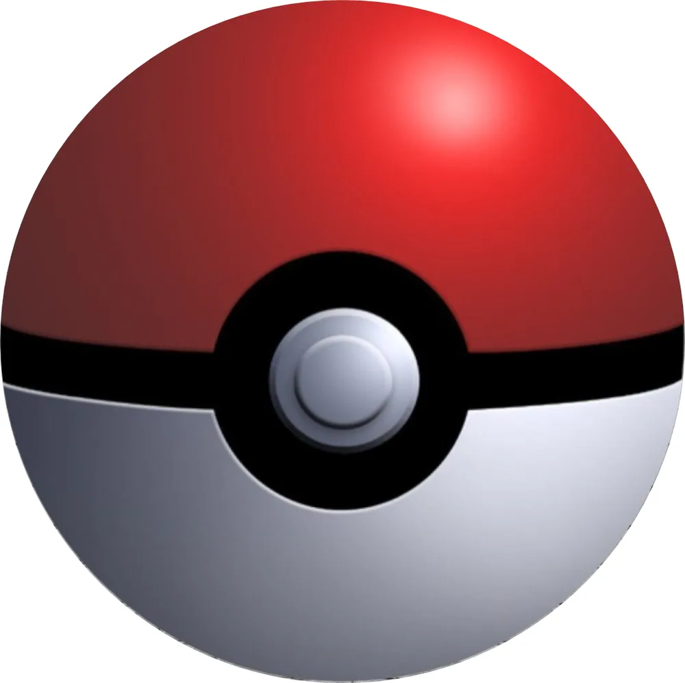 Pokémon – velký Pokéball – jedlý obrázek na dort – jedlý obrázek na dort
