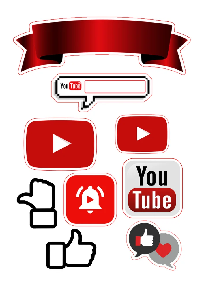 Youtube – jedlý papír na hranatý dort – jedlý obrázek na dort