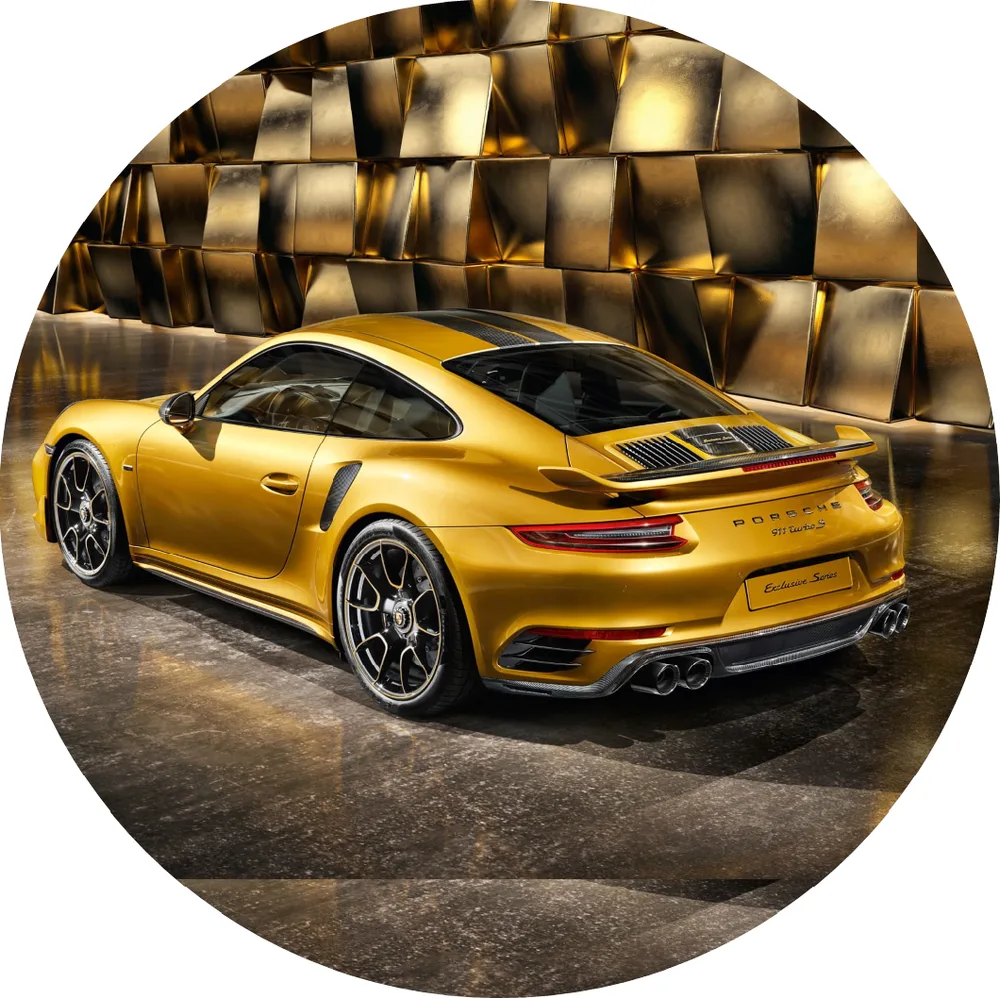 Sporťák Porsche – jedlý obrázek na dort – jedlý obrázek na dort
