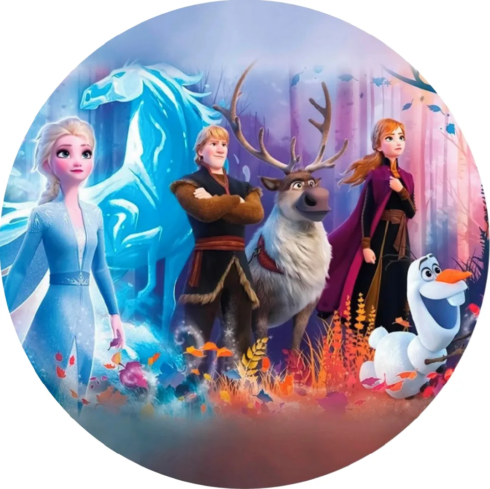 Frozen – parta z dvojky – jedlý obrázek na dort – jedlý obrázek na dort