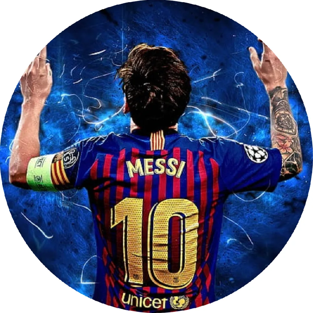 Lionel Messi 10 – jedlý obrázek na dort – jedlý obrázek na dort