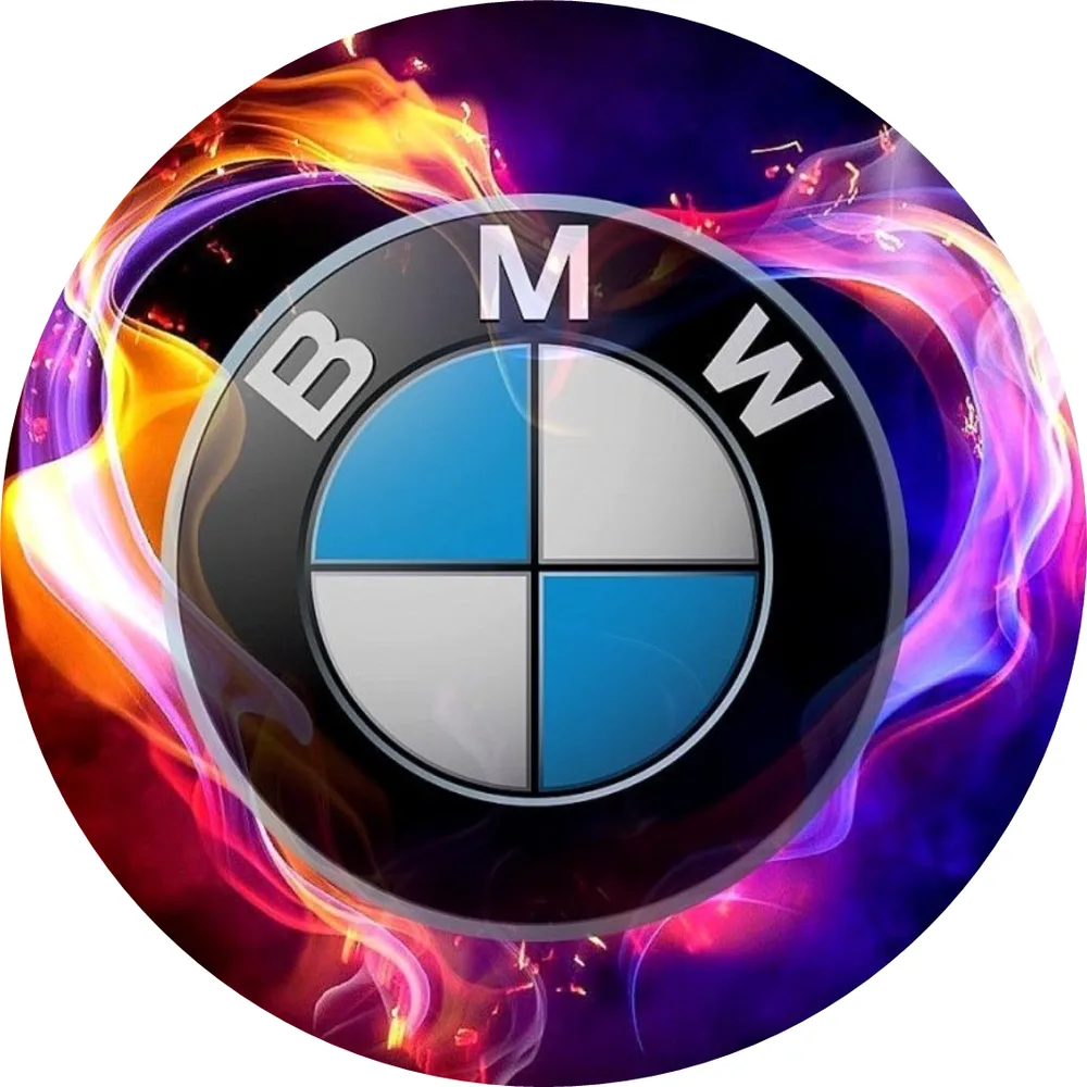 BMW – Barevný Znak – jedlý obrázek na dort – jedlý obrázek na dort
