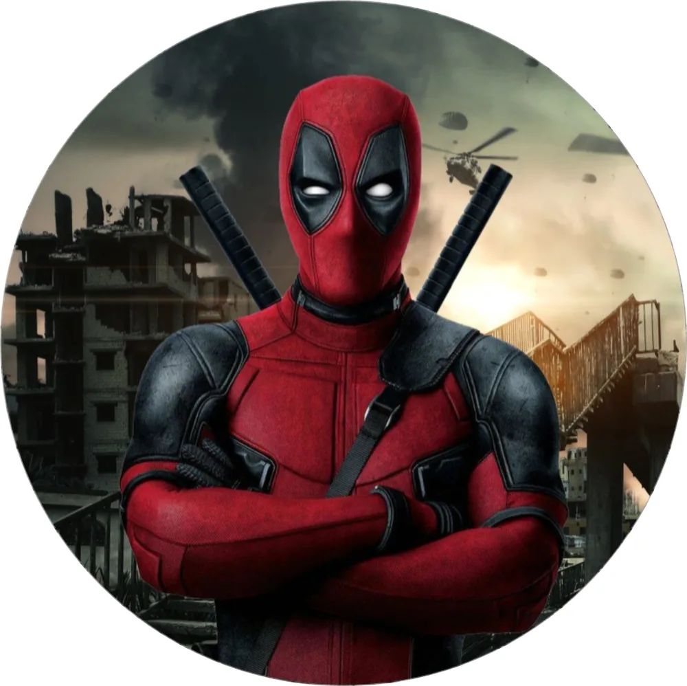 Deadpool – jedlý obrázek na dort – jedlý obrázek na dort