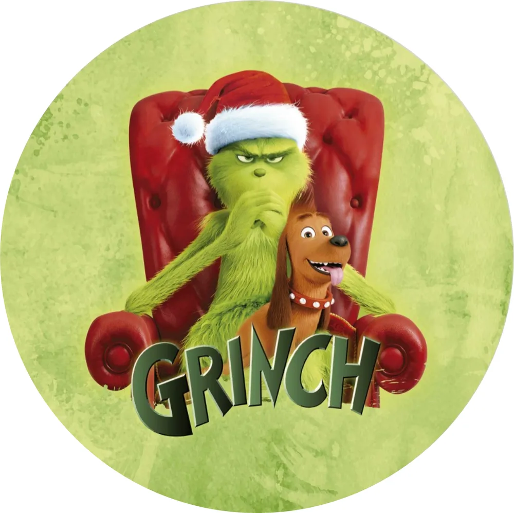 Grinch – jedlý obrázek na dort – jedlý obrázek na dort