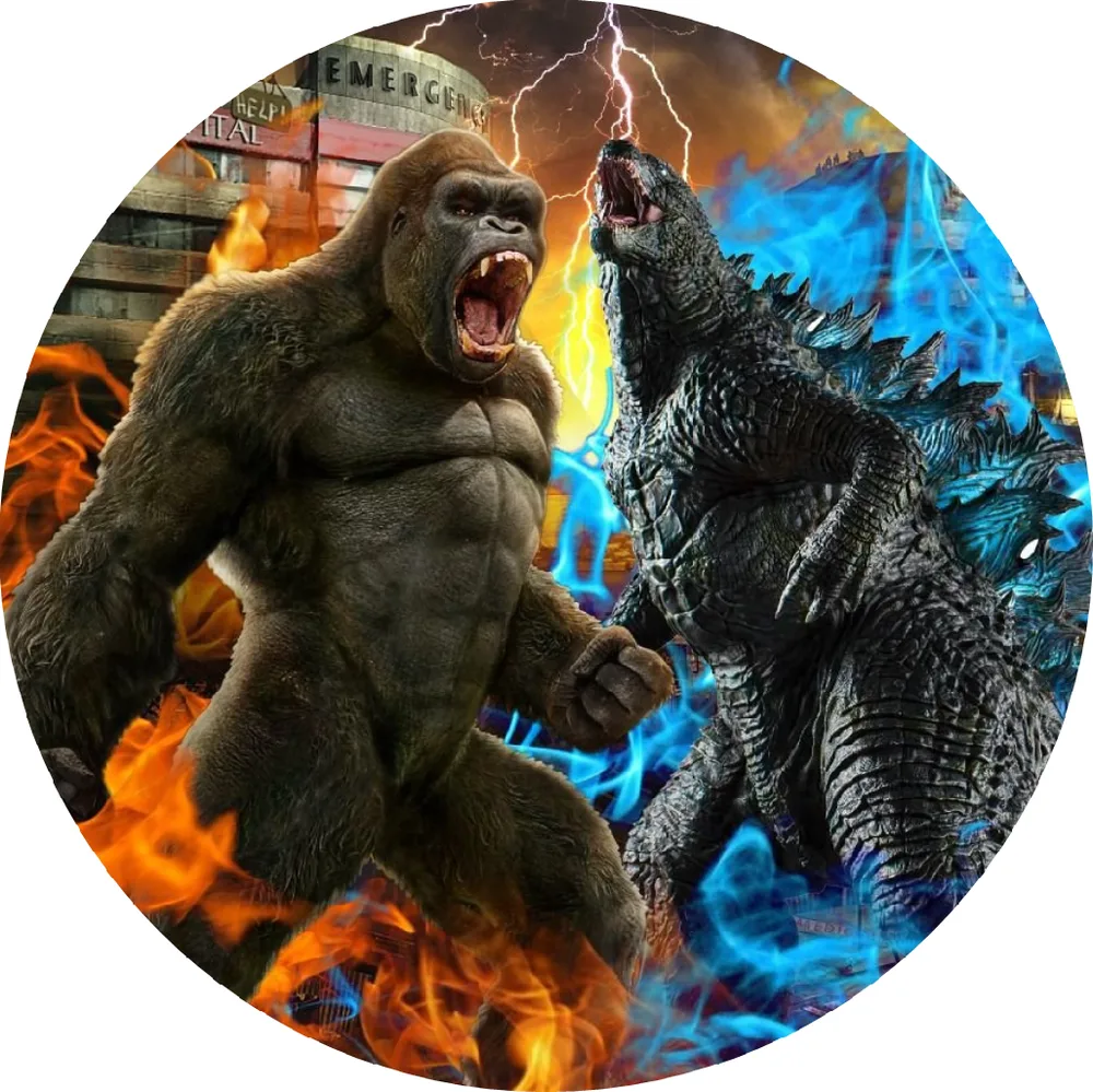 King Kong – jedlý obrázek na dort – jedlý obrázek na dort