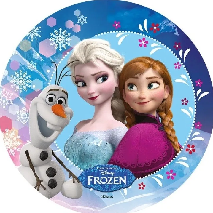 Frozen – Trio – jedlý obrázek na dort – jedlý obrázek na dort