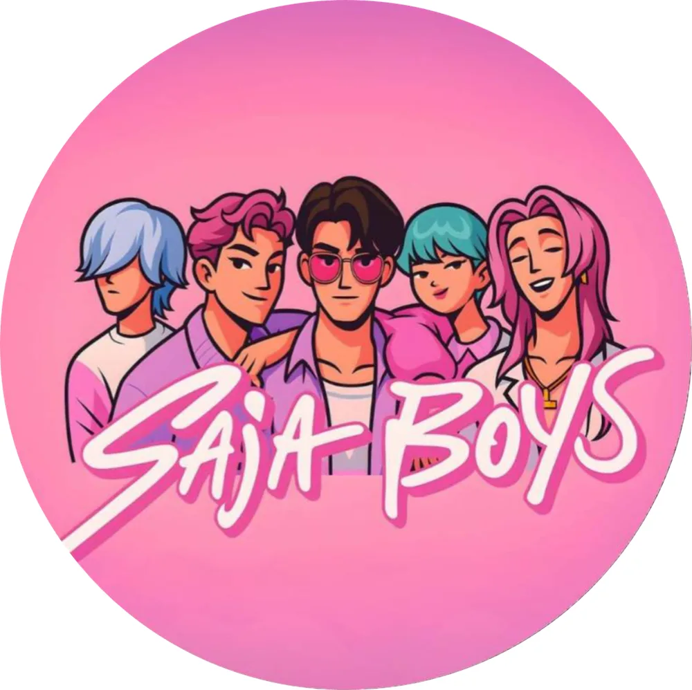 K Pop – Lovkyně Démonů – Saja Boys – jedlý obrázek na dort – jedlý obrázek na dort