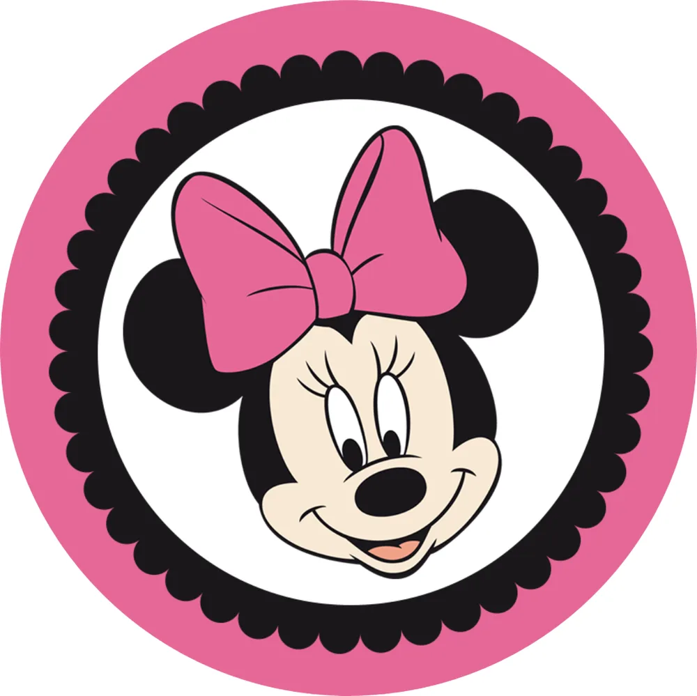 Minnie Pink – jedlý obrázek na dort – jedlý obrázek na dort