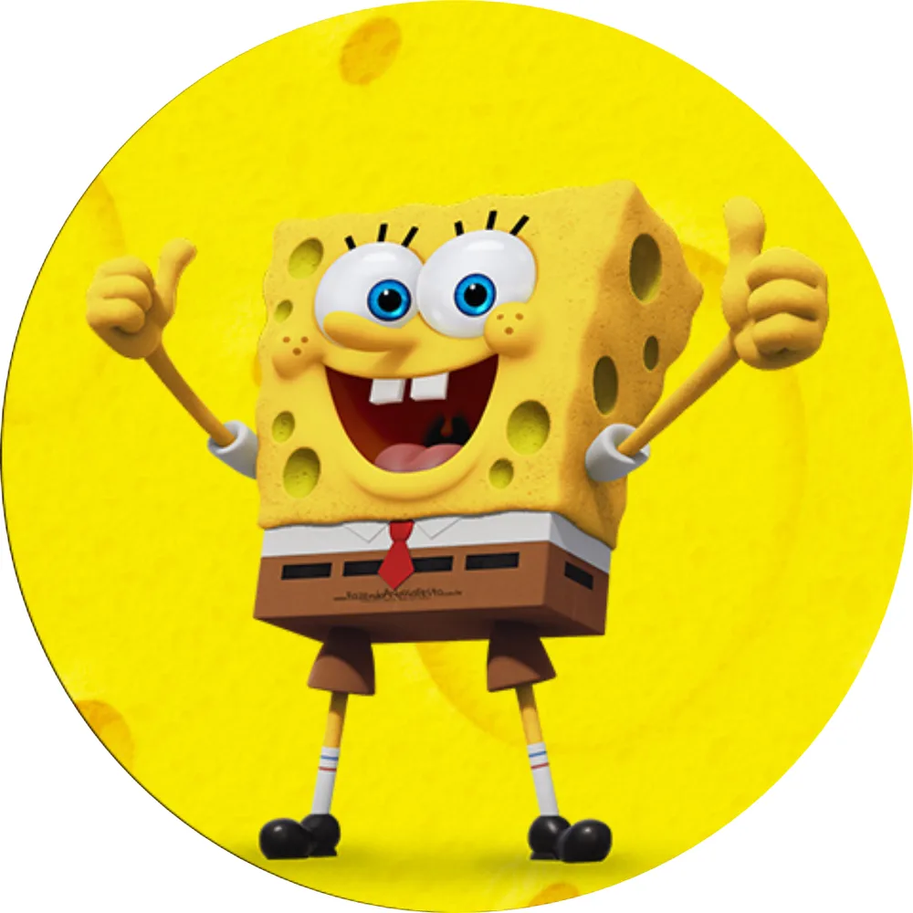Spongebob – radost na žlutém – jedlý obrázek na dort – jedlý obrázek na dort