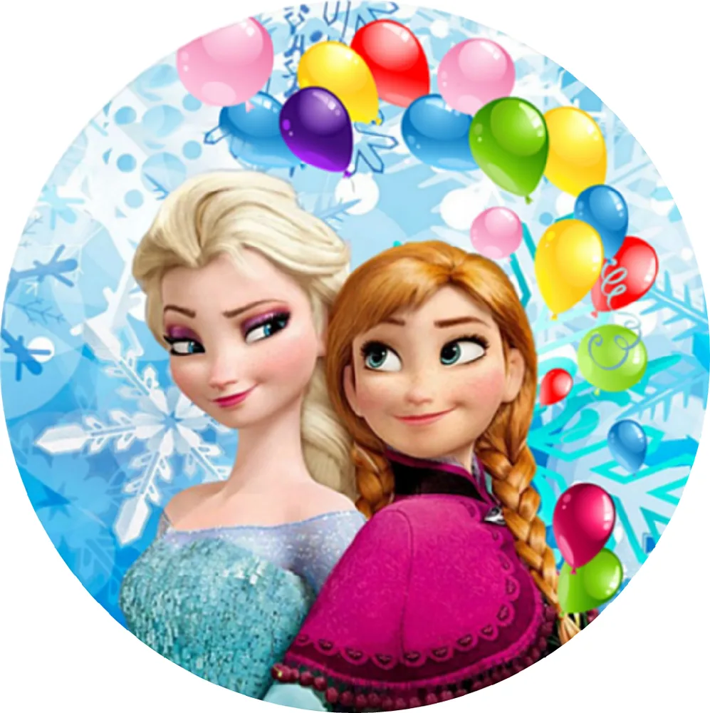 Frozen – Party – jedlý obrázek na dort – jedlý obrázek na dort