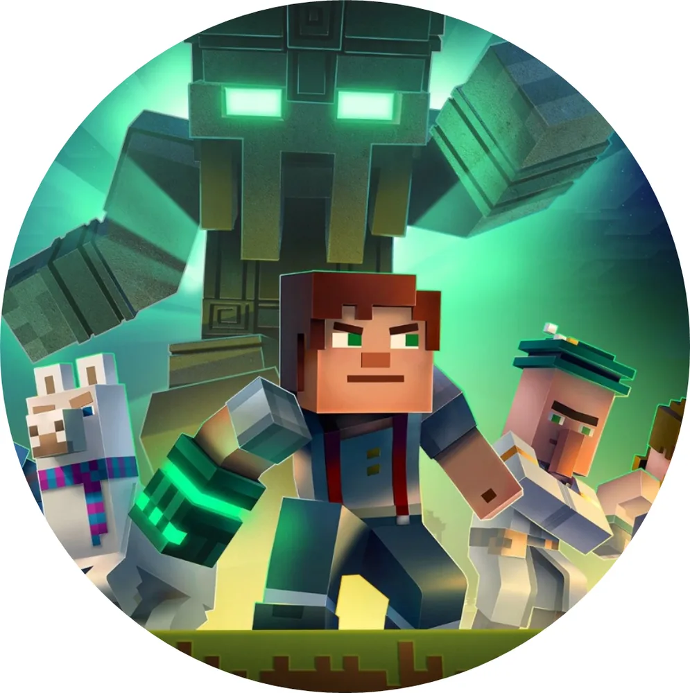 Minecraft – Warden v temné jeskyni – jedlý obrázek na dort – jedlý obrázek na dort