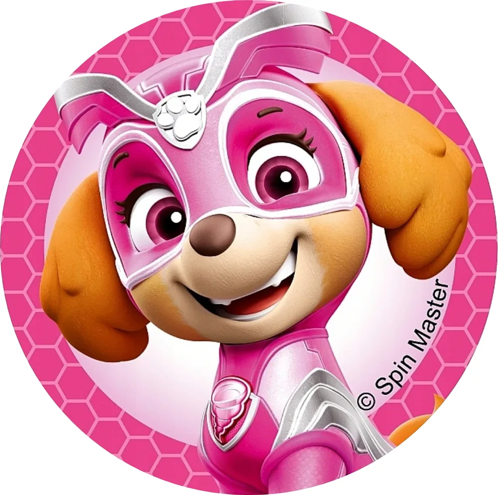 Paw Patrol – Skye – jedlý obrázek na dort – jedlý obrázek na dort
