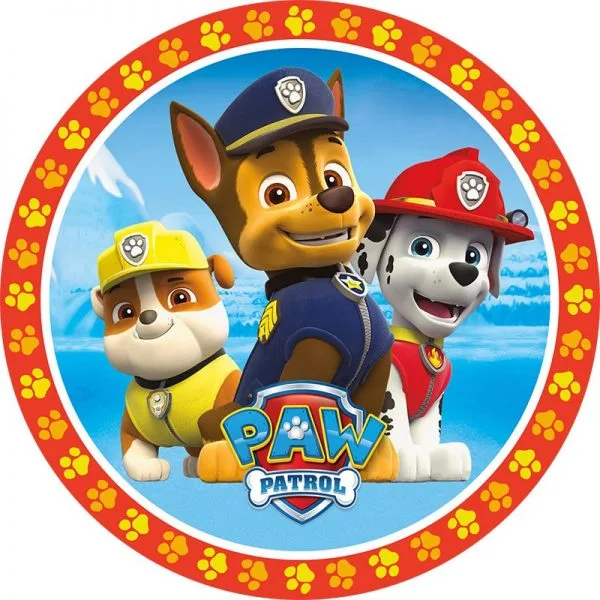 Tlapková patrola (Paw patrol) – jedlý obrázek na dort – jedlý obrázek na dort
