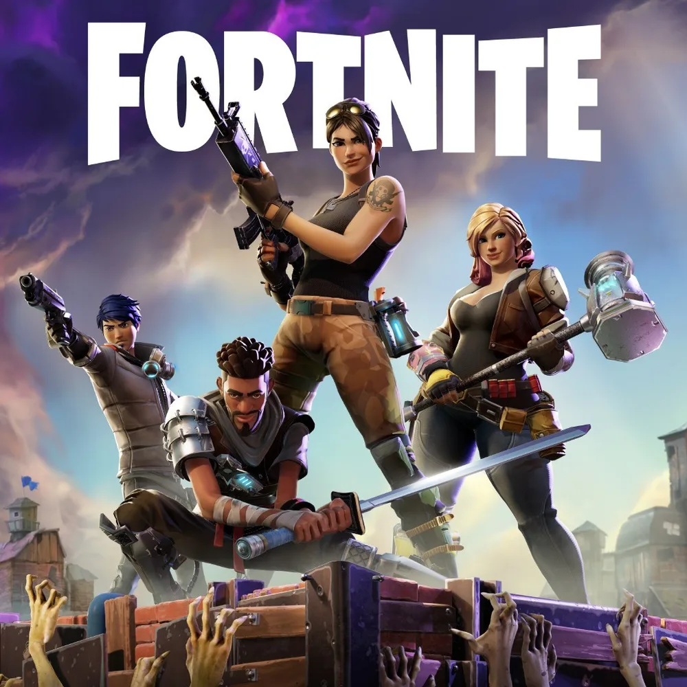 Fortnite čtveratý – jedlý papír na hranatý dort – jedlý obrázek na dort