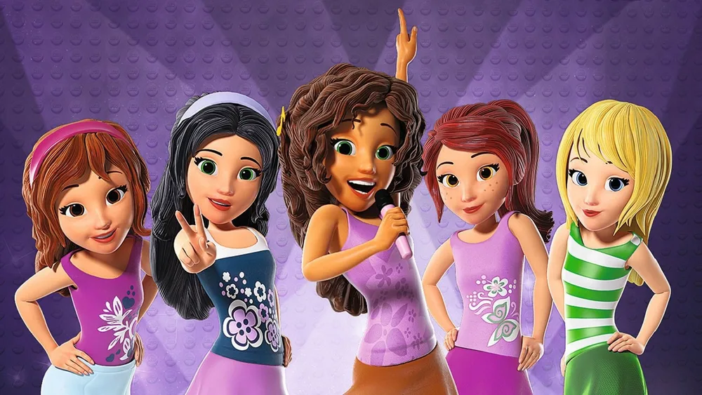 Lego Friends Formát – jedlý papír na hranatý dort – jedlý obrázek na dort