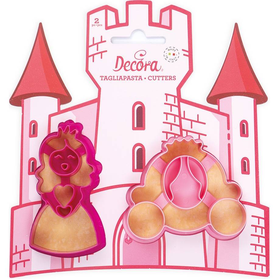 Vykrajováko princezna a kočár 2ks - Decora