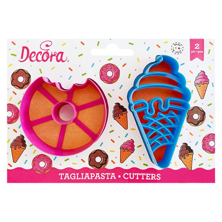 Vykrajovátka Decora Zmrzlina a donut (2 ks)