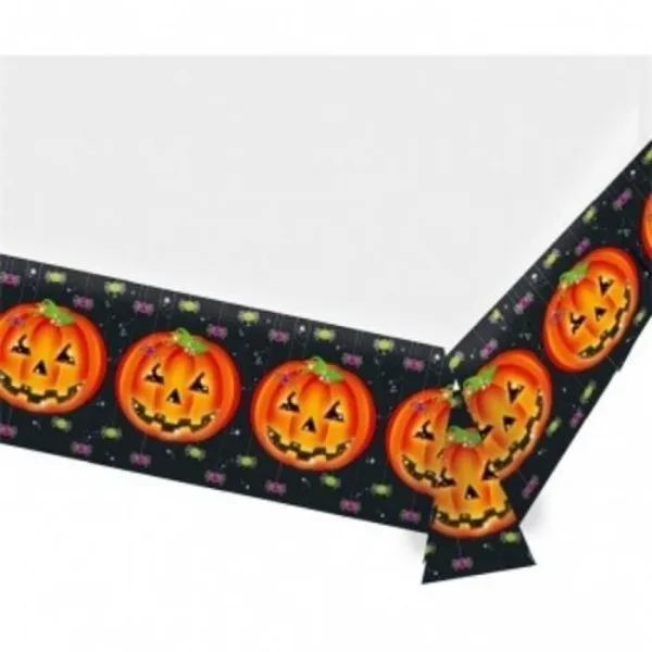 Plastový party ubrus Halloween s dýněmi 137 × 260 cm – Amscan