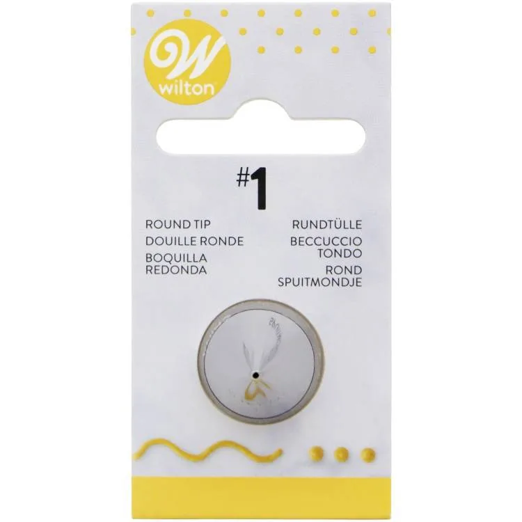 Trezírovací špička hladká č. 1 (1 mm) – Wilton