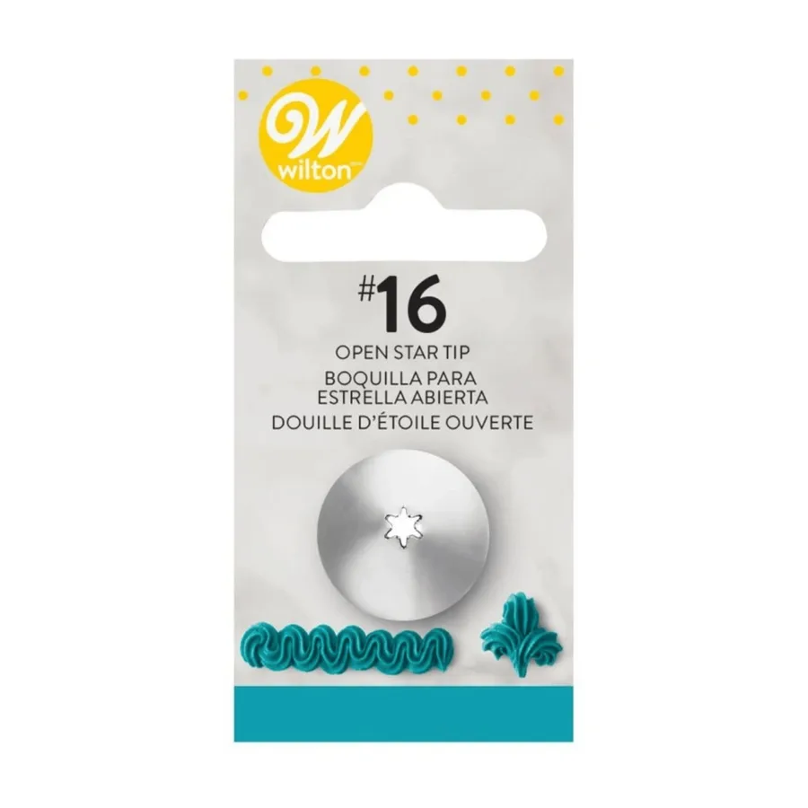 Cukrářská špička otevřená hvězda č. 16, 5 mm – Wilton