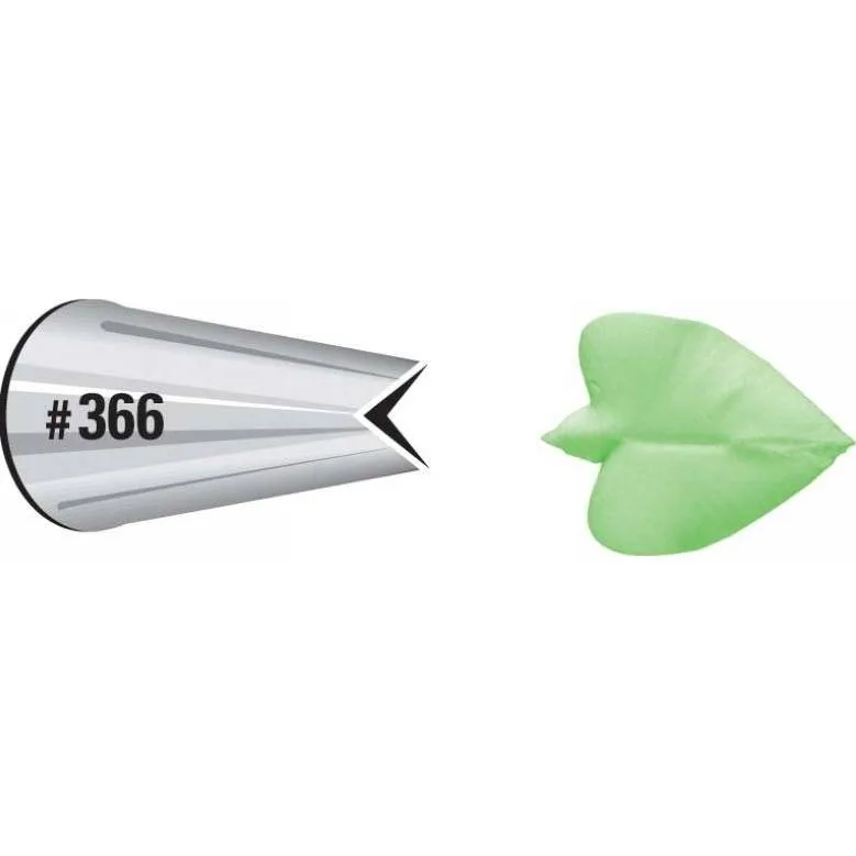 Trezírovací špička list č. 366, otvor 10 mm – Wilton