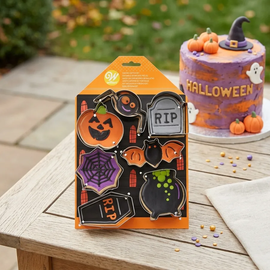 Halloweenská vykrajovátka na cukroví, sada 7 ks, 6–7 cm – Wilton