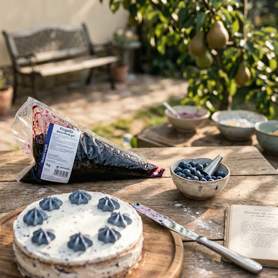 Ovocná náplň Frugella borůvkový gel 1 kg – Zeelandia