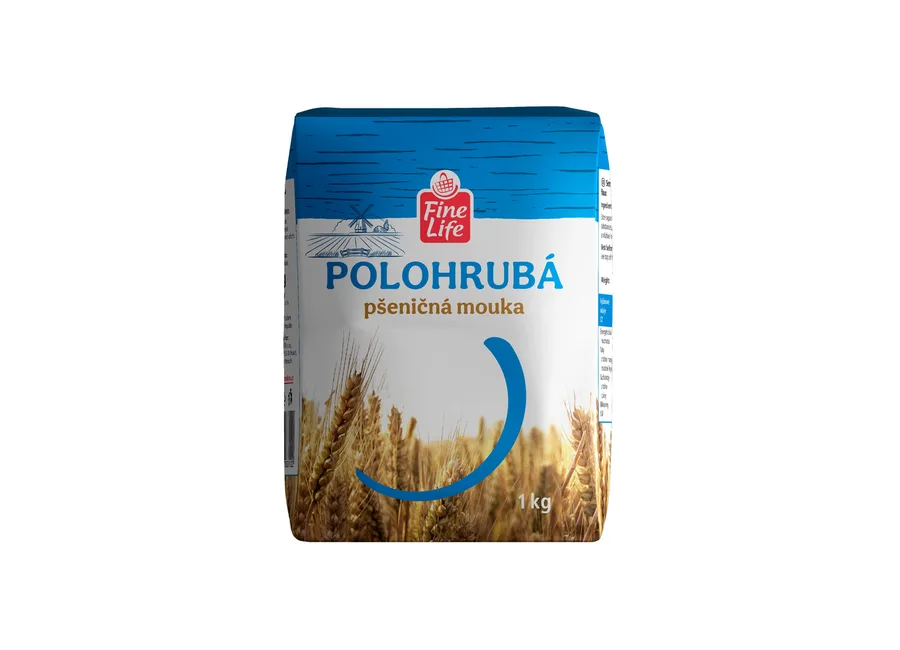 Mouka polohrubá pšeničná výhodné balení 10 × 1 kg