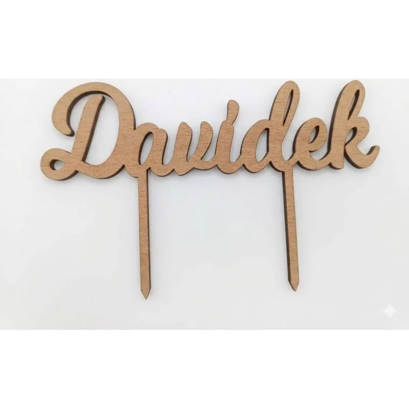 Zápich do dortu Davídek 14,5 × 4 cm – I LOVE CAKES