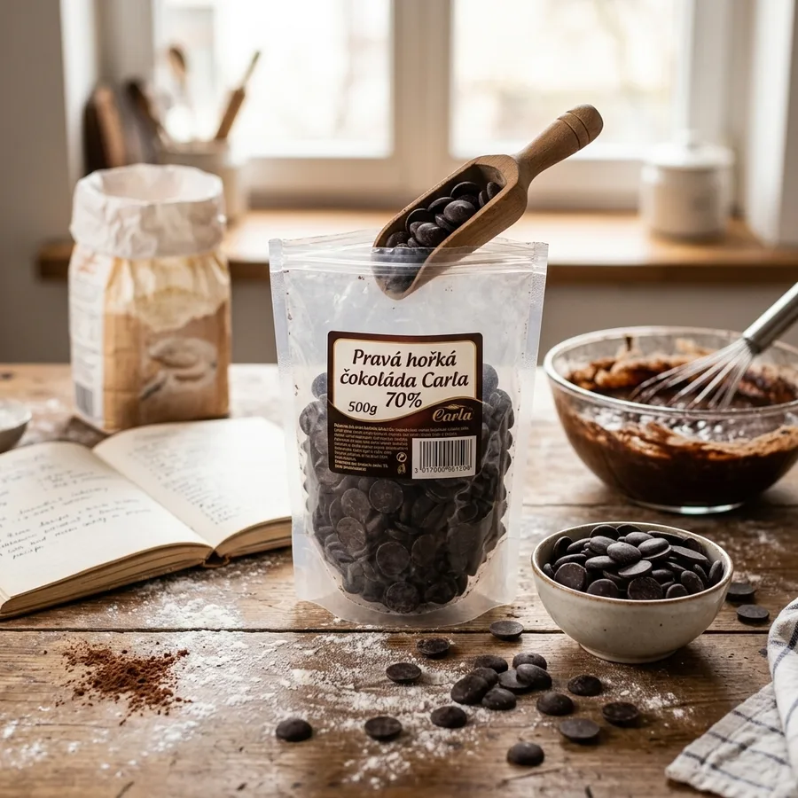 Pravá hořká čokoláda 70% 500 g – CARLA
