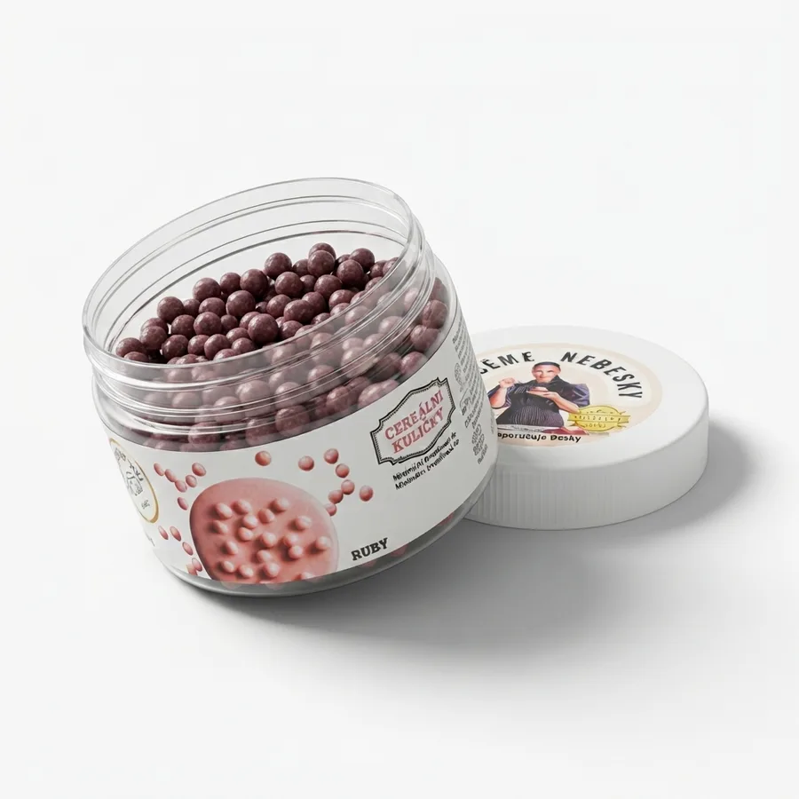 Cereální kuličky v ruby čokoládě křupavé 100 g – Callebaut