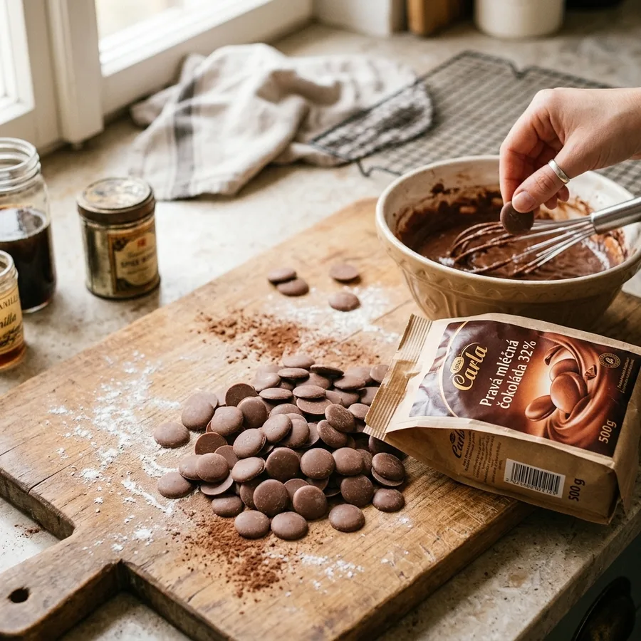 Pravá mléčná čokoláda 32% 500g – CARLA