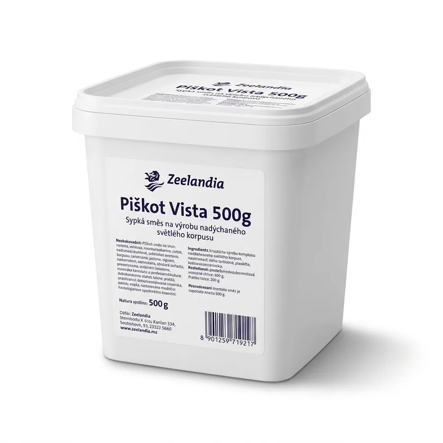 Směs na piškotový korpus Piškot Vista 500 g – Zeelandia
