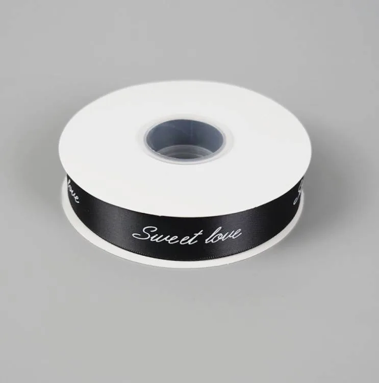 Černá dekorativní stuha Sweet Love 25 mm × 45 m – Cake Star