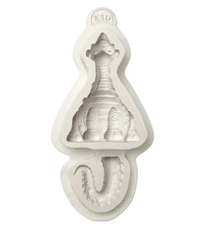 Silikonová forma Dinosaurus zepředu 4,7 x 7 cm