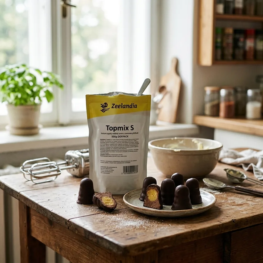 Topmix S instantní mléčný krém s rumovou příchutí 500 g – Zeelandia