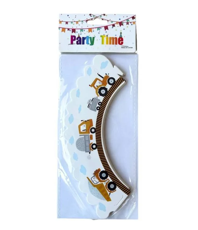 Přebaly na muffiny Nákladní auta průměr 5 cm 12 ks – PartyDeco