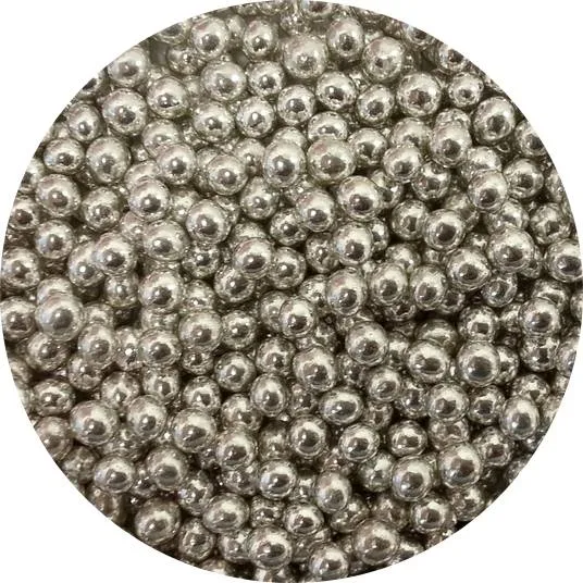 Cukrové perly stříbrné malé 4–5 mm 50 g