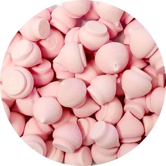 Cukrové pusinky růžové s malinovým aroma 50 g