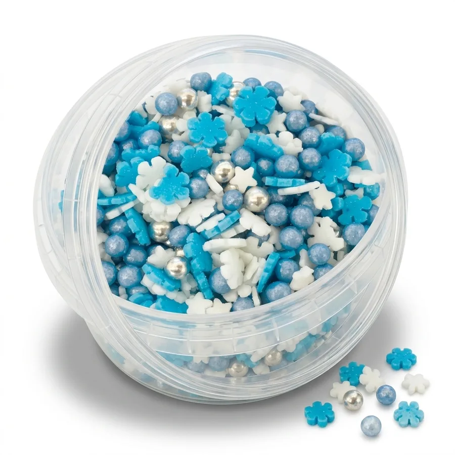 Cukrový mix modro-bílý 50 g