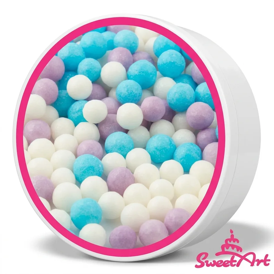 Cukrové perly Elsa mix 7 mm 50 g – SweetArt