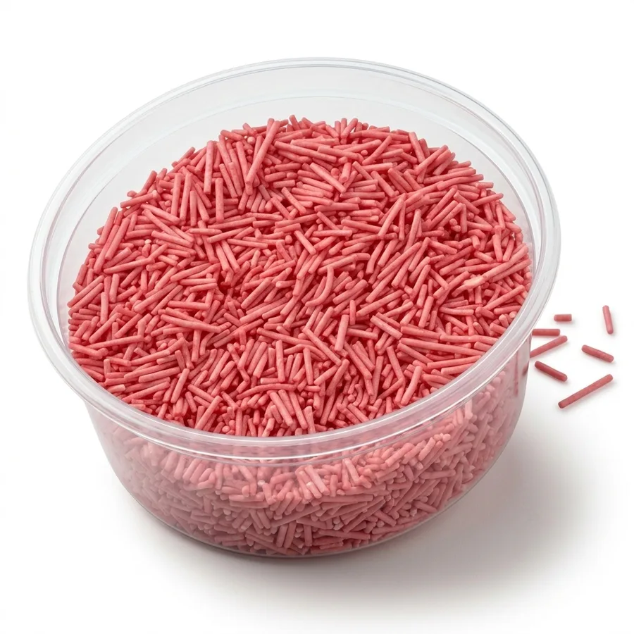 Růžové cukrářské zdobení 50 g