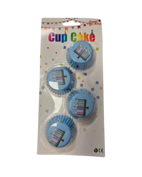 Košíčky na mini muffiny Svíčky 3,2 × 2,2 cm (100 ks)