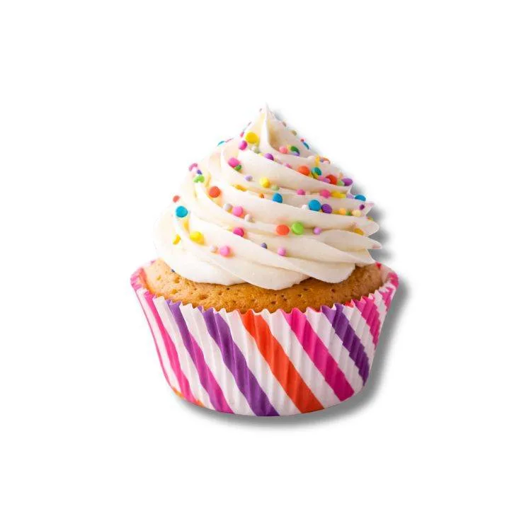Košíčky na muffiny pruhované 5 × 3 cm (50 ks)