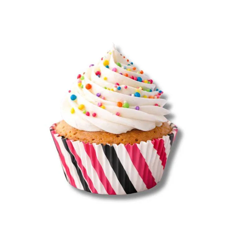 Košíčky na muffiny pruhované 5 × 3 cm (50 ks)
