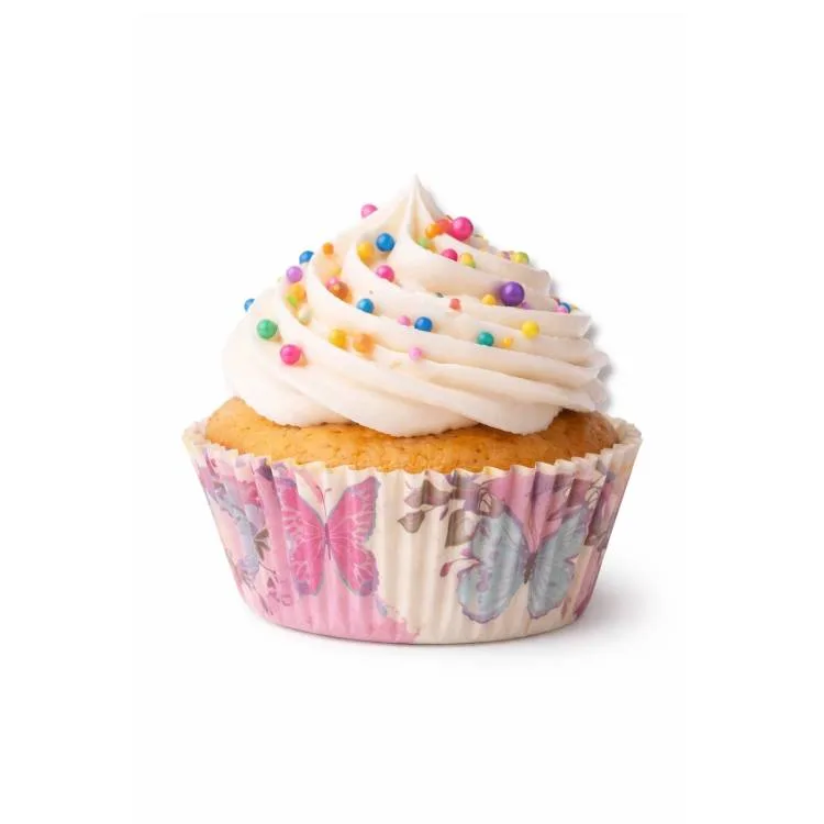 Košíčky na muffiny Motýlci 5 × 3 cm (50 ks)
