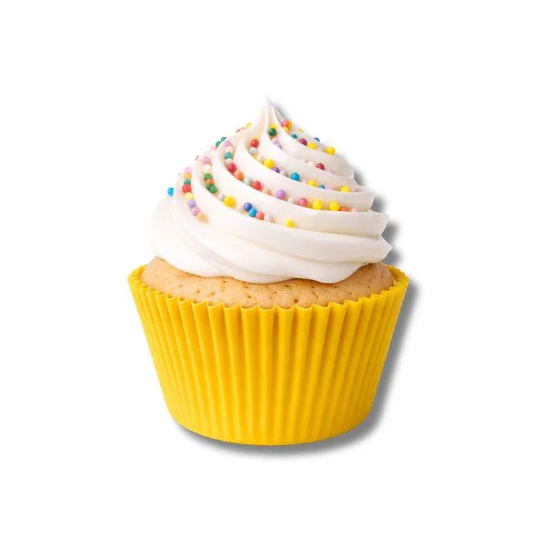 Košíčky na muffiny žluté 5 x 3 cm (120 ks)