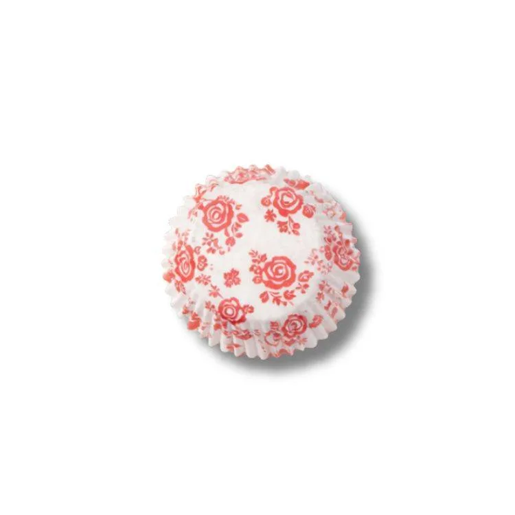 Košíčky na muffiny Růže červené 4 × 2,2 cm, 50 ks