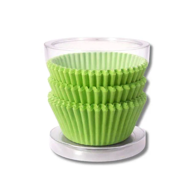 Košíčky na muffiny světle zelené 4 × 2,2 cm (100 ks)